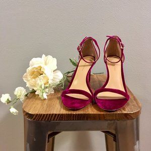 Banana Republic Bare High Heel Velvet Sandal